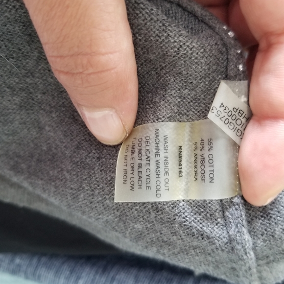 Calvin Klein Cinch Sweater Dress Silver Splatter S - Picture 12 of 12